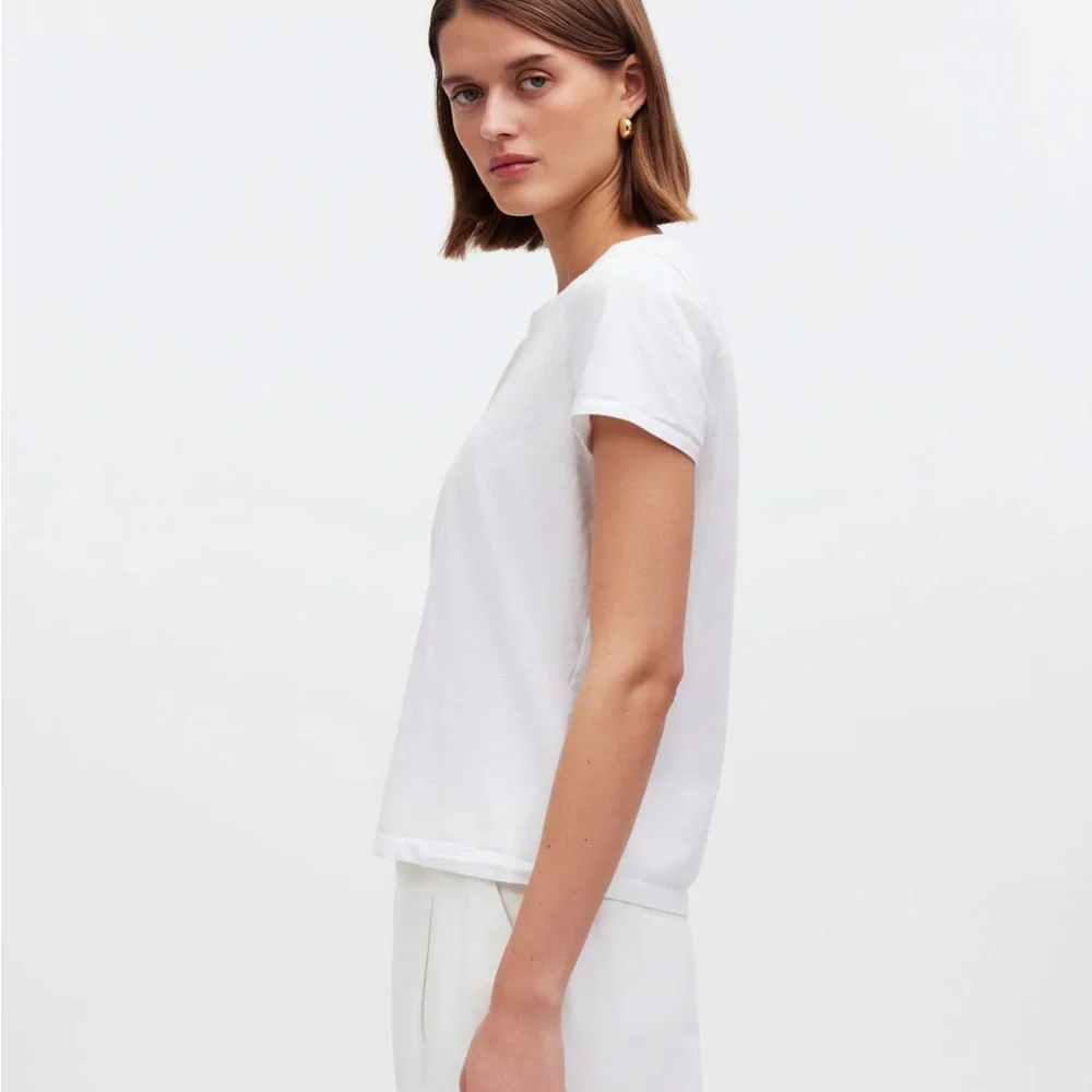 NEW Madewell Northside Vintage Tee Size XS White - Picture 3 of 9
